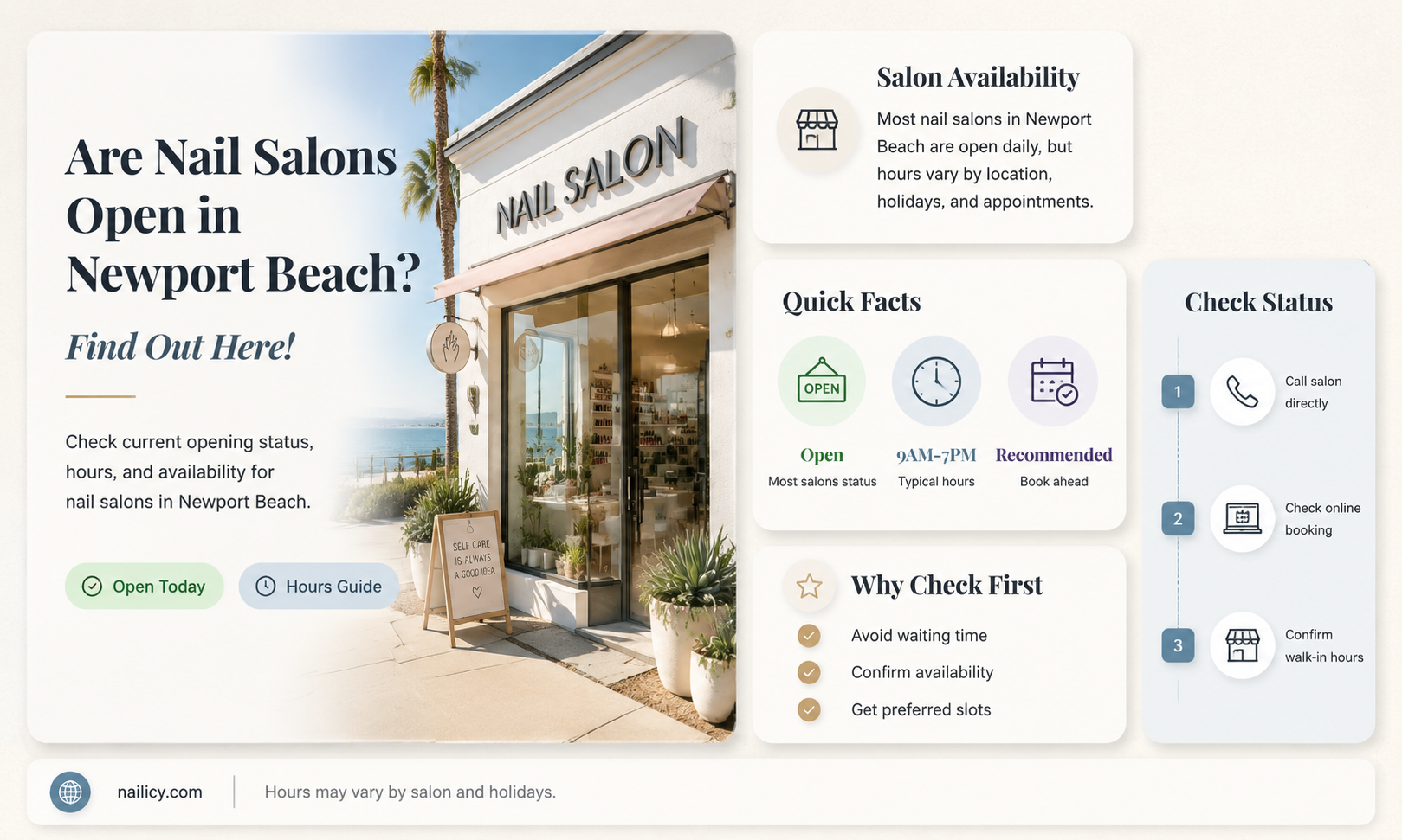 are nail salons open in newport beach