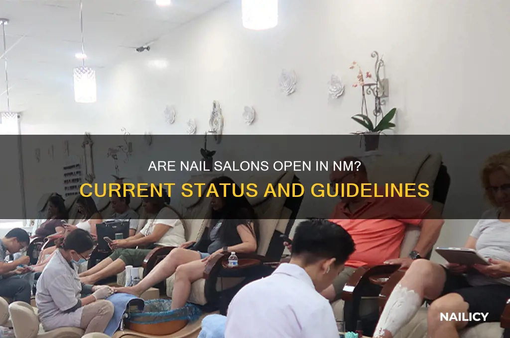 are nail salons open in nm