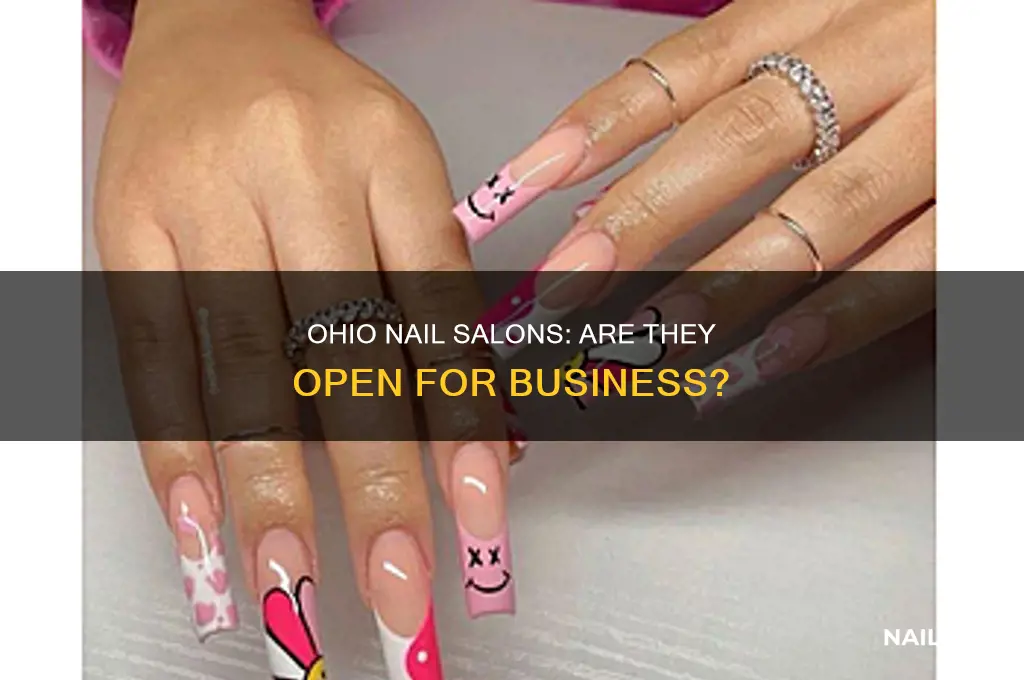 are nail salons open in ohio