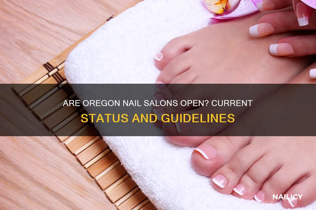 are nail salons open in oregon