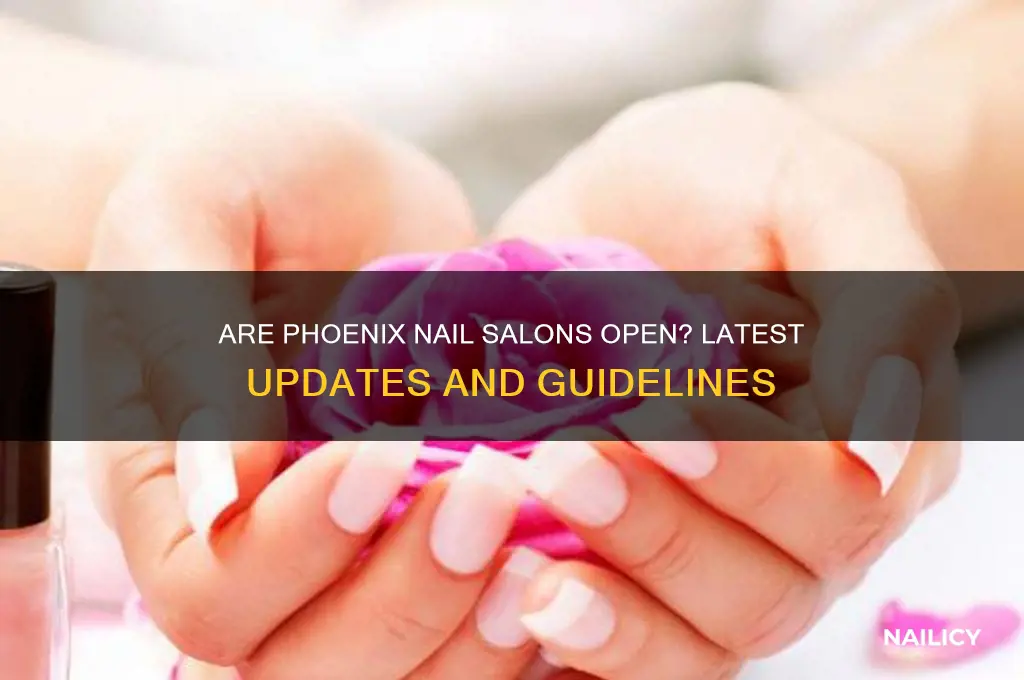 are nail salons open in phoenix