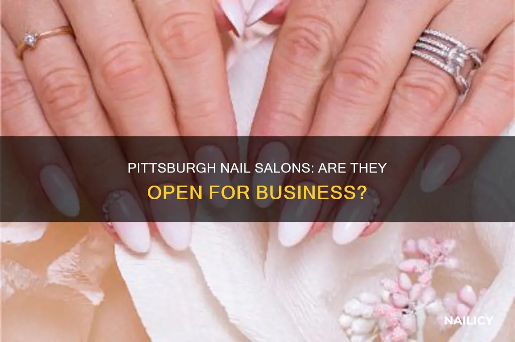 are nail salons open in pittsburgh