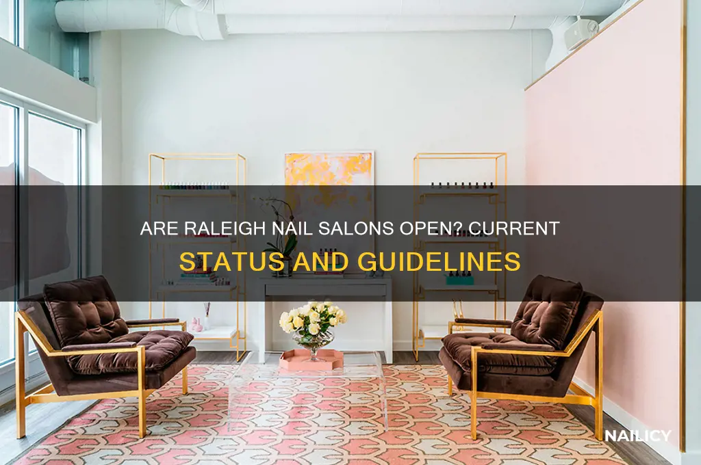 are nail salons open in raleigh