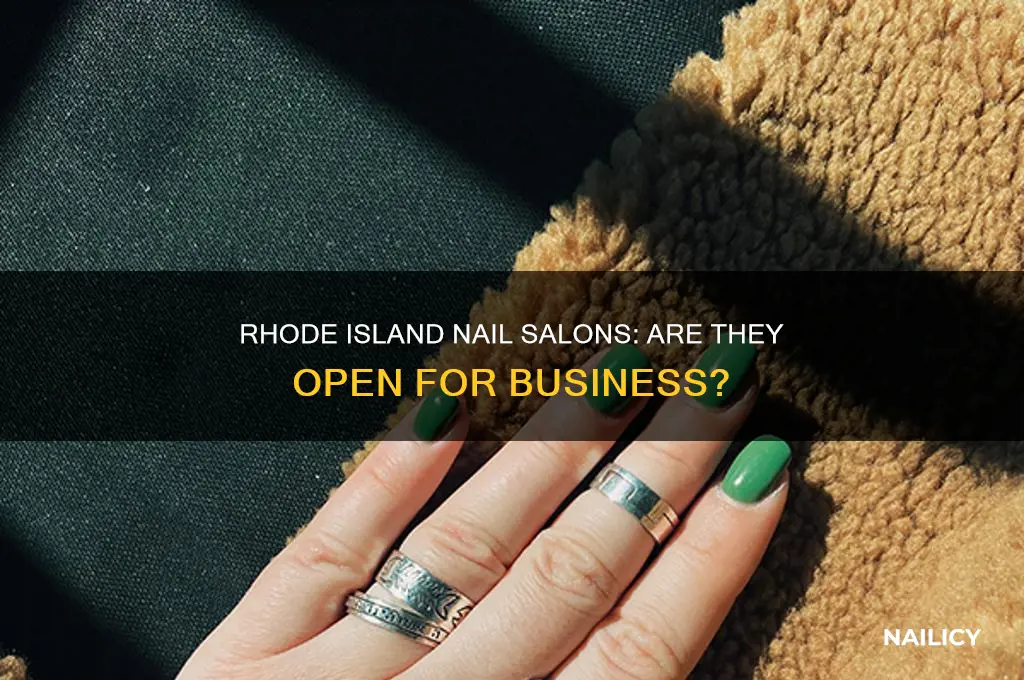 are nail salons open in rhode island