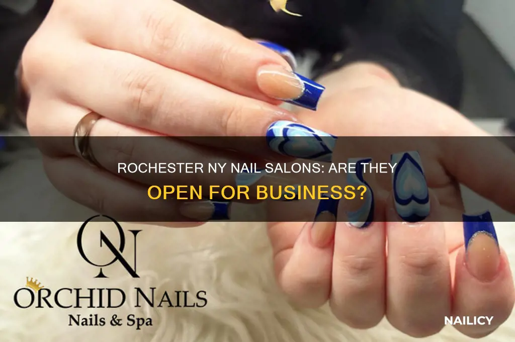 are nail salons open in rochester ny