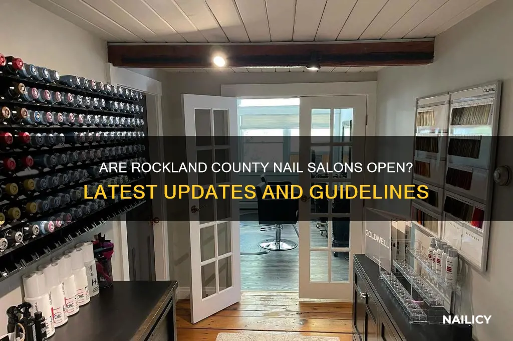are nail salons open in rockland county