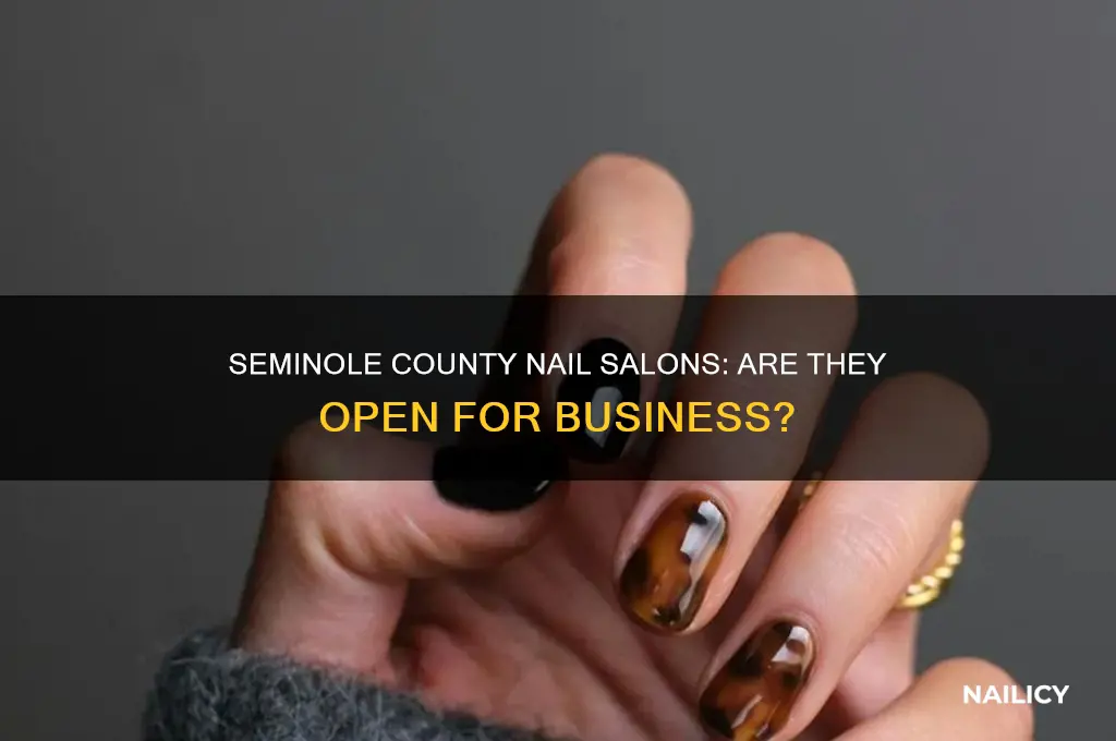 are nail salons open in seminole county
