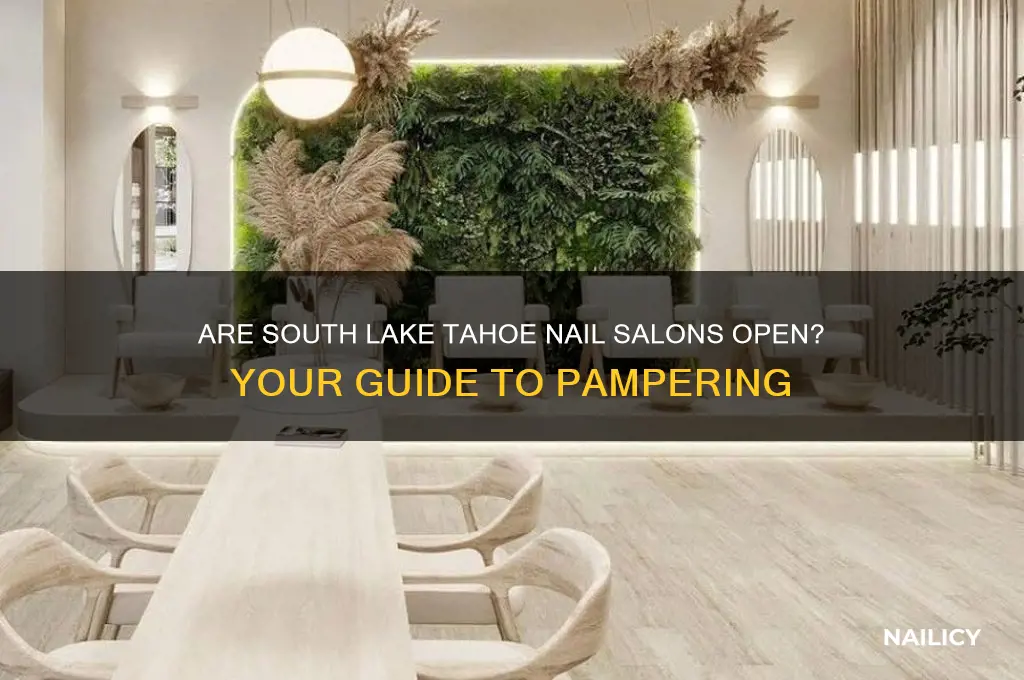 are nail salons open in south lake tahoe