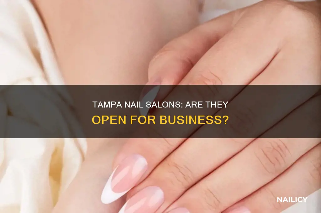 are nail salons open in tampa