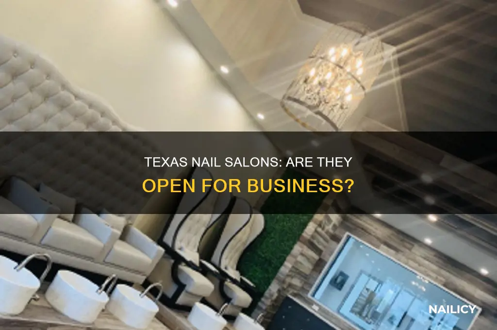 are nail salons open in texas