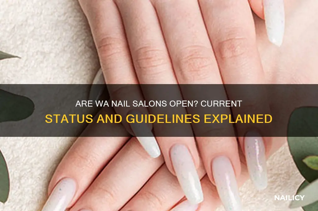 are nail salons open in wa