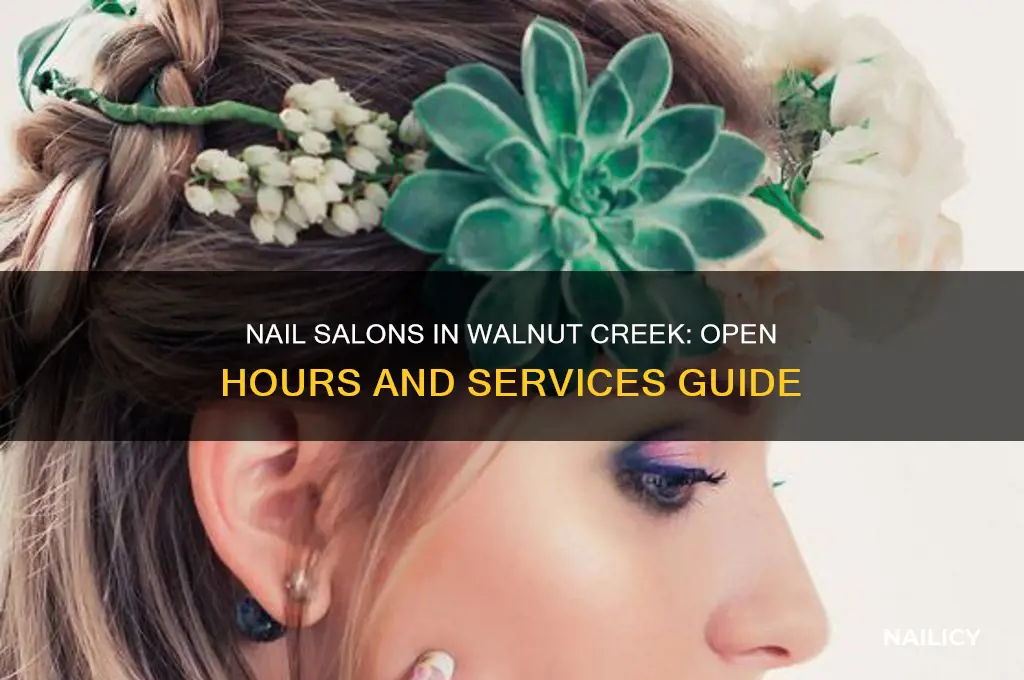 are nail salons open in walnut creek