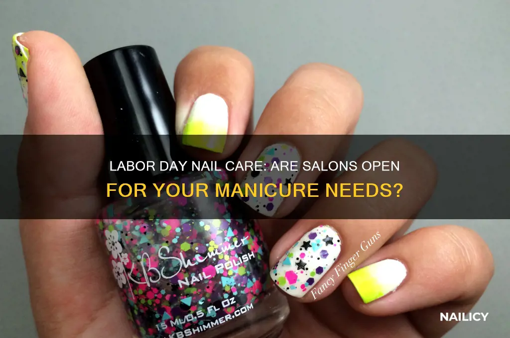 are nail salons open labor day