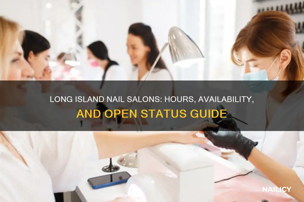 are nail salons open long island