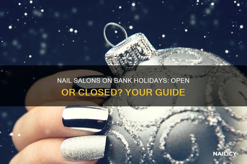 are nail salons open on bank holidays