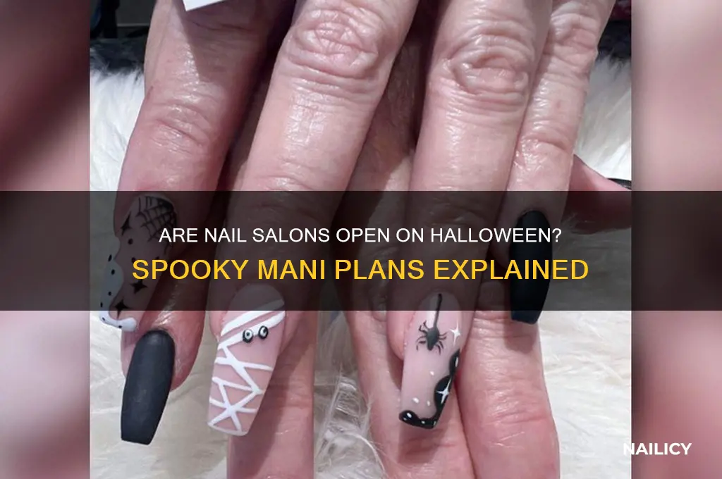 are nail salons open on halloween