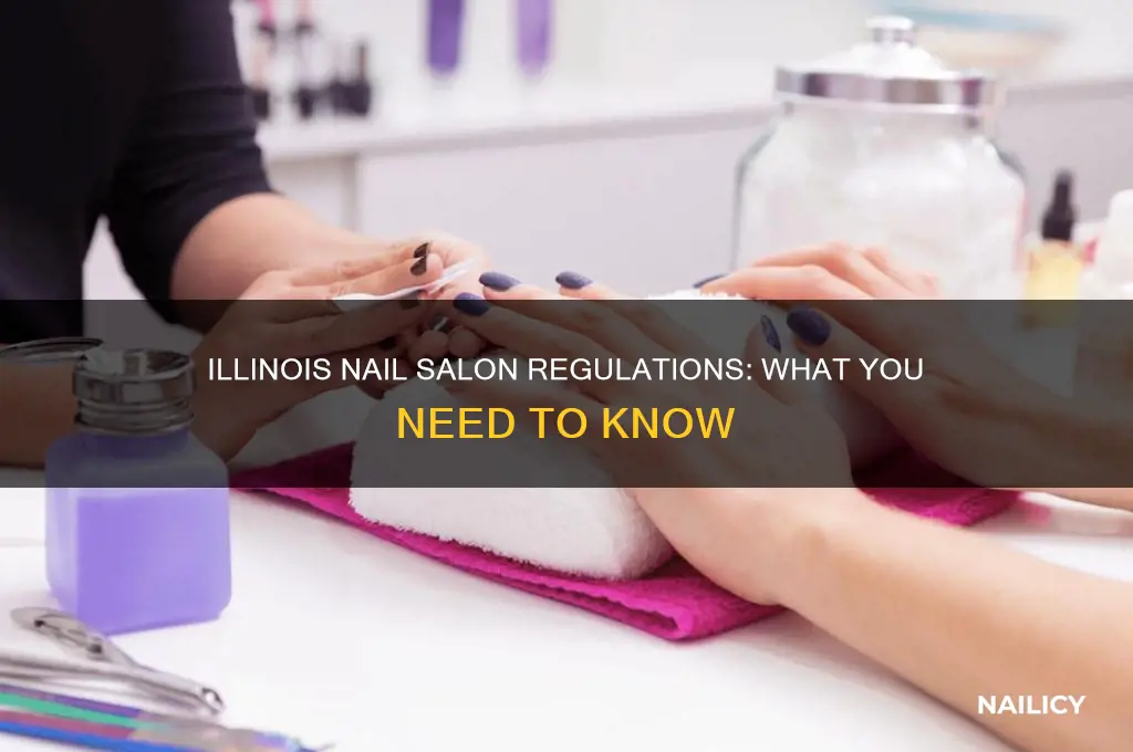 are nail salons regulated in illinois