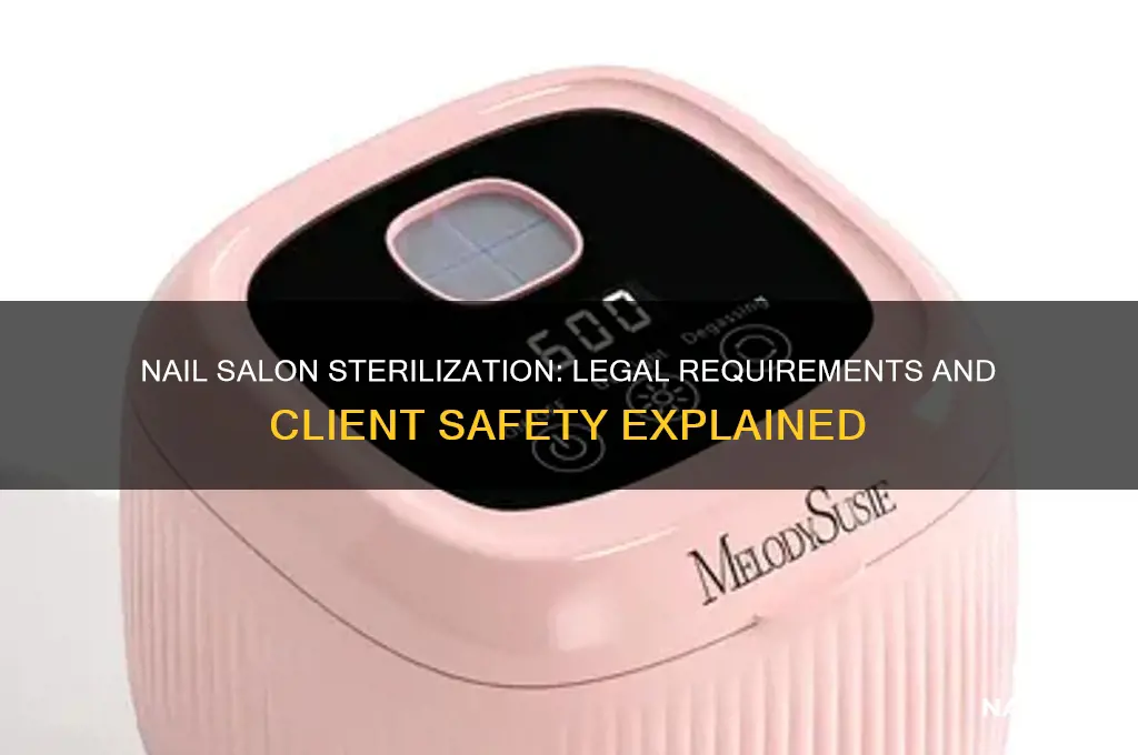 are nail salons required to sterilize
