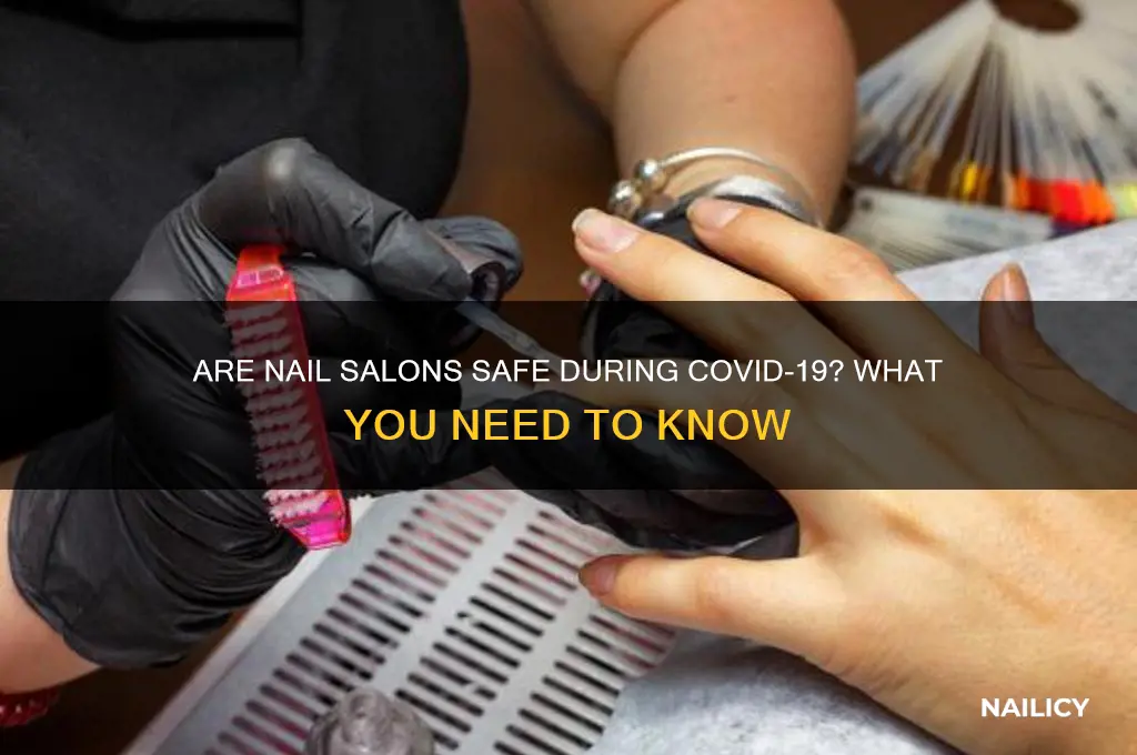 are nail salons safe covid