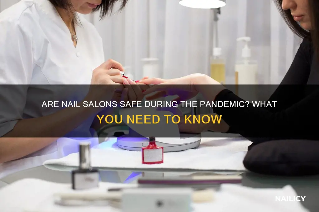 are nail salons safe during pandemic