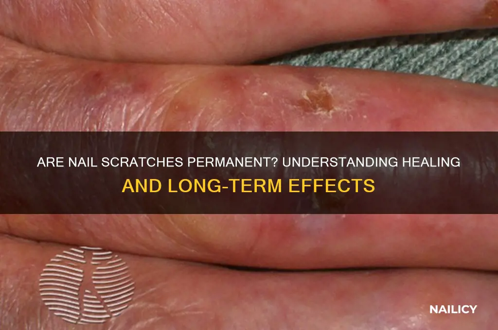 are nail scratches permanent