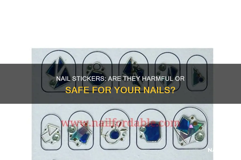 are nail stickers bad for your nails