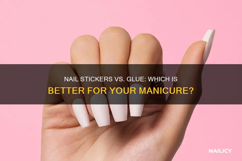 are nail stickers better than nail glue