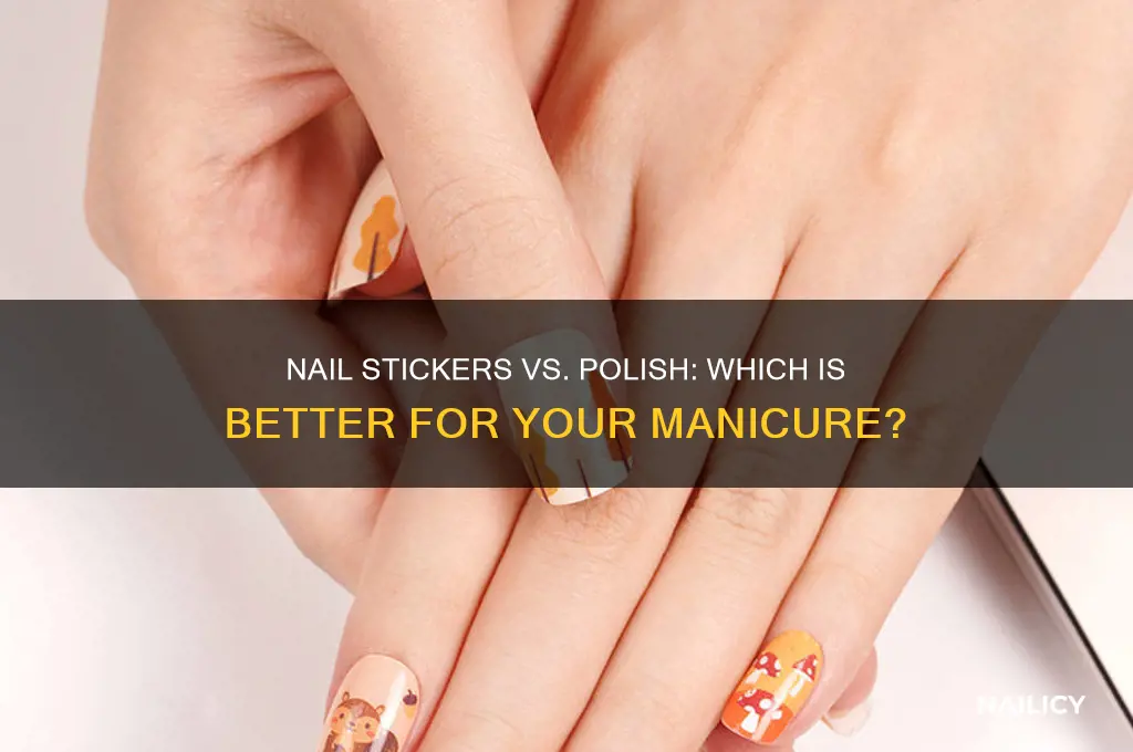 are nail stickers better than polish