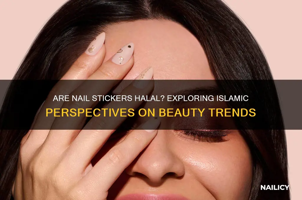 are nail stickers halal