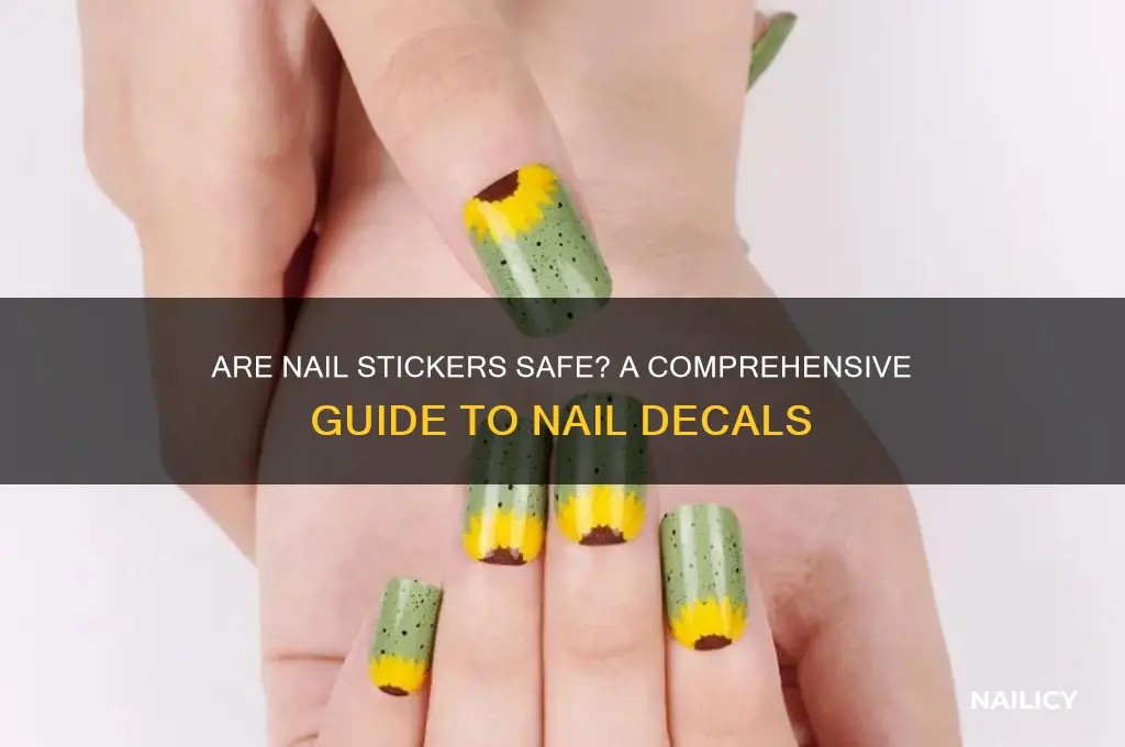are nail stickers safe