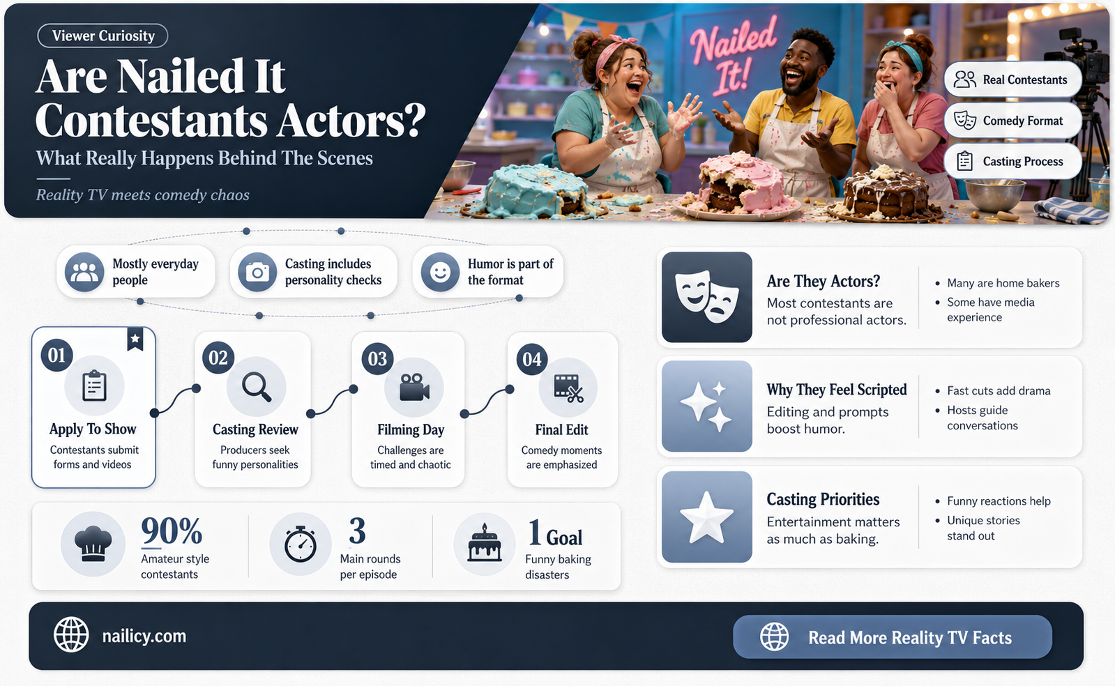 are nailed it comtestants actors