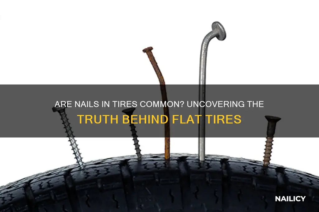 are nails in tires common