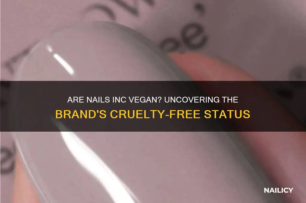 are nails inc vegan
