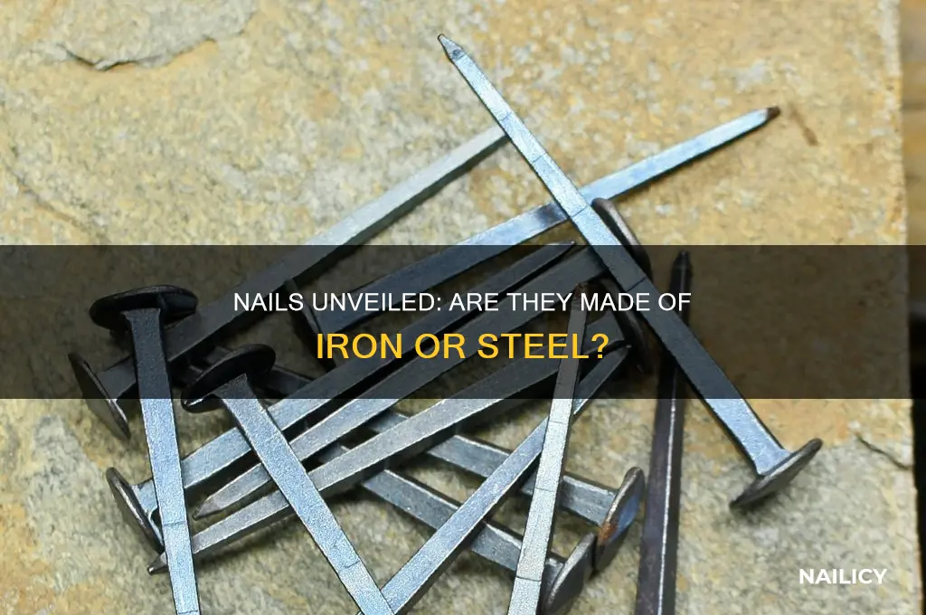 are nails iron or stee