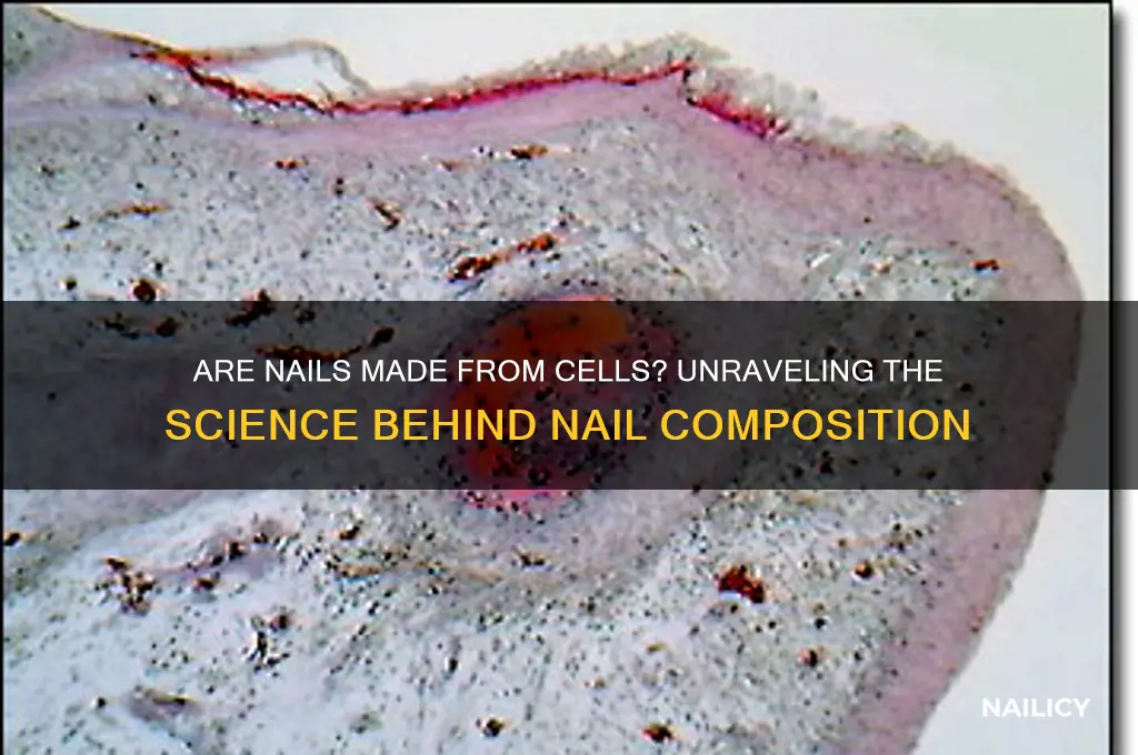 are nails made from cell