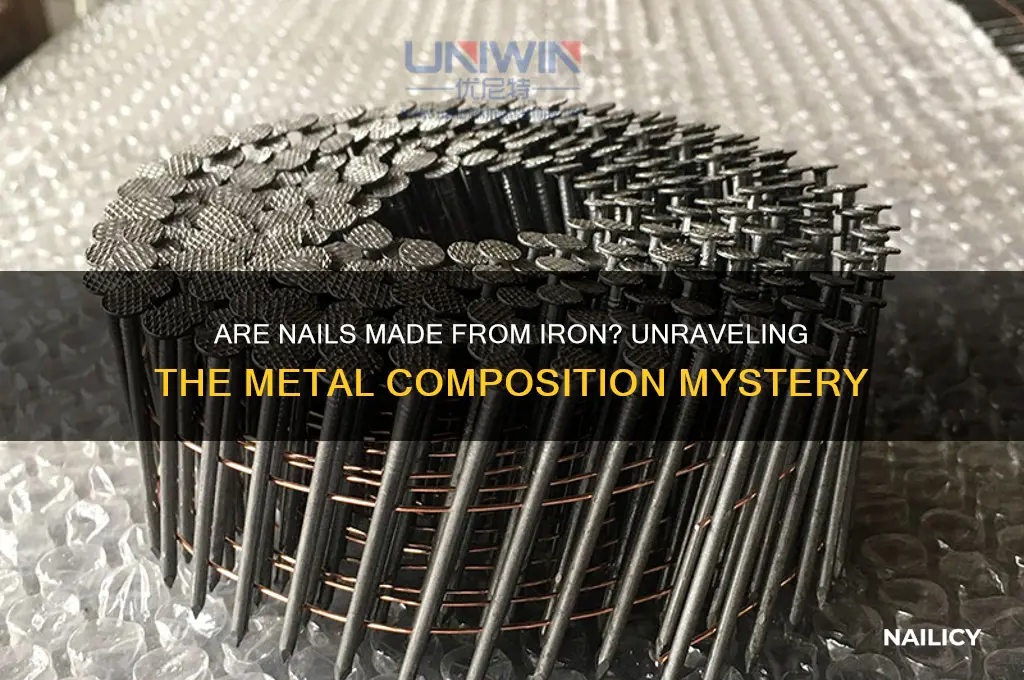 are nails made from iron