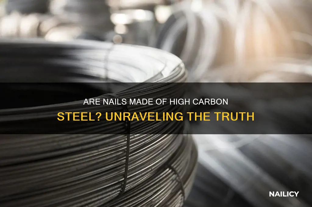 are nails made of high carbon steel