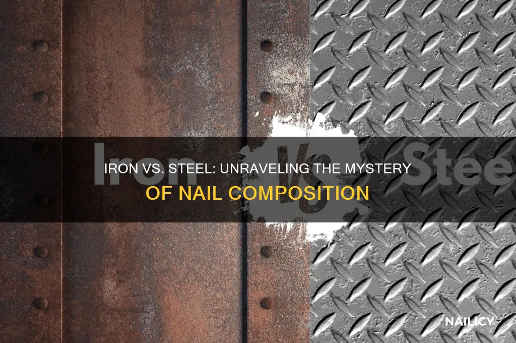 are nails made of iron or steel