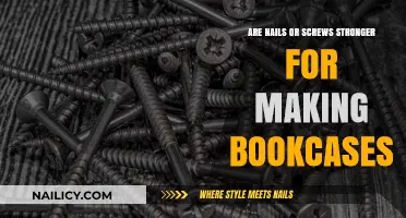 Nails vs. Screws: Which is Stronger for Building Bookcases?