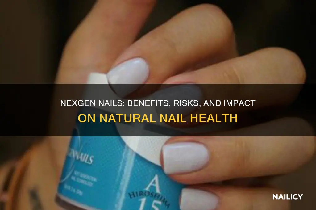are nexgen nails bad for your nails