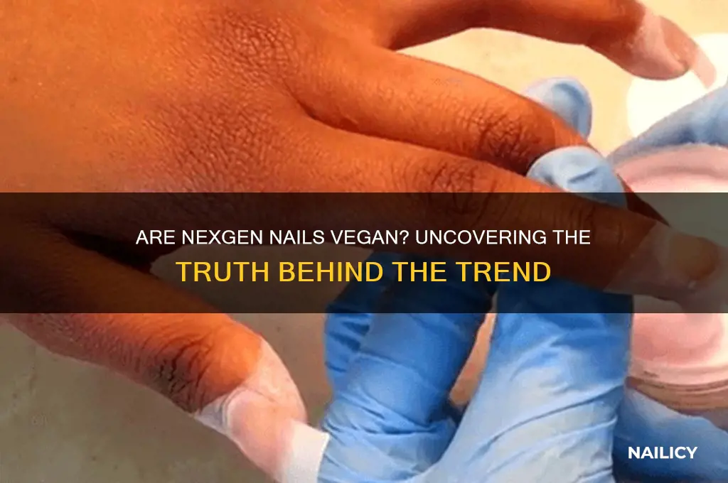are nexgen nails vegan