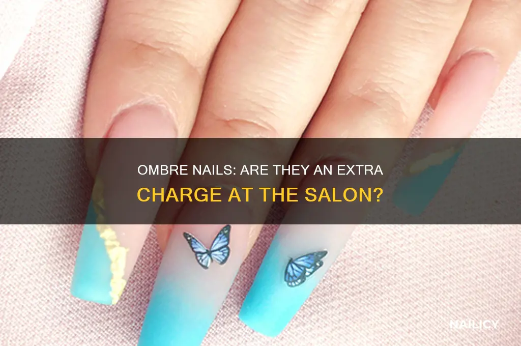 are ombre nails additional at salon