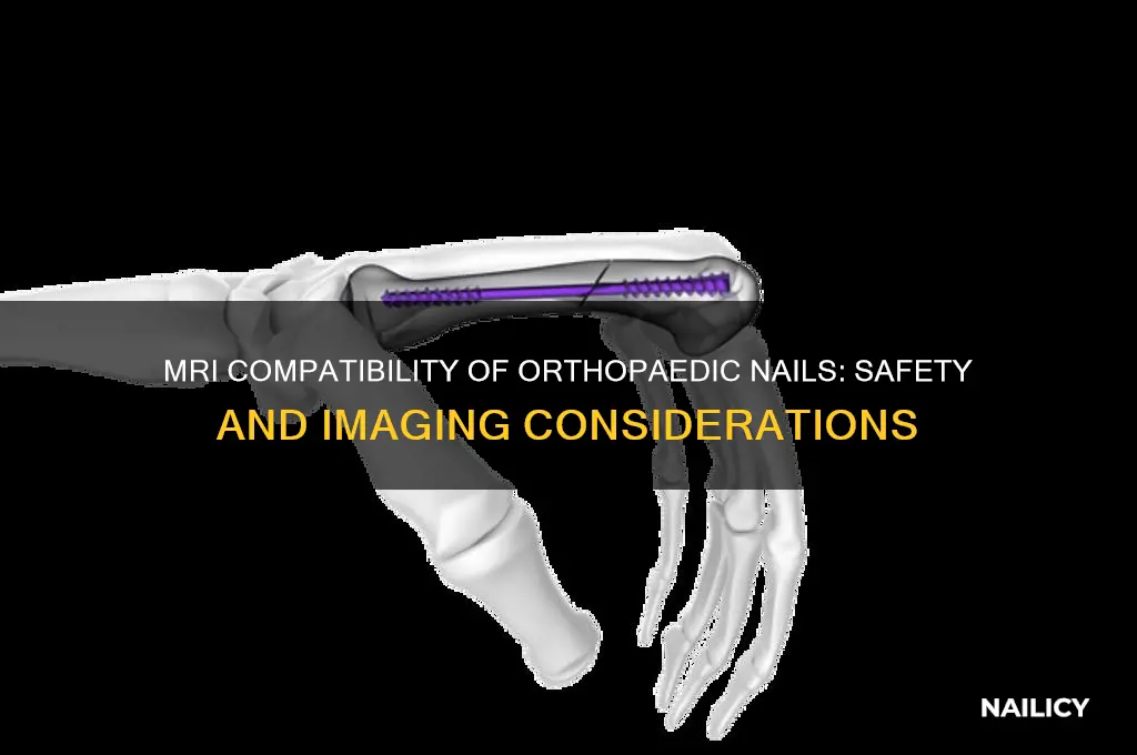 are orthopaedic nails mri compatible