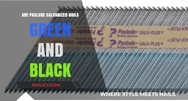 Paslode Galvanized Nails: Understanding Their Green and Black Coating