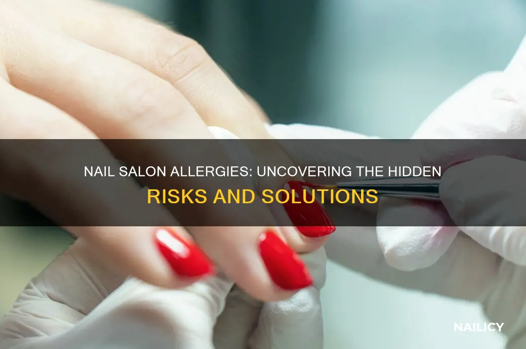 are people allergic to nail salons