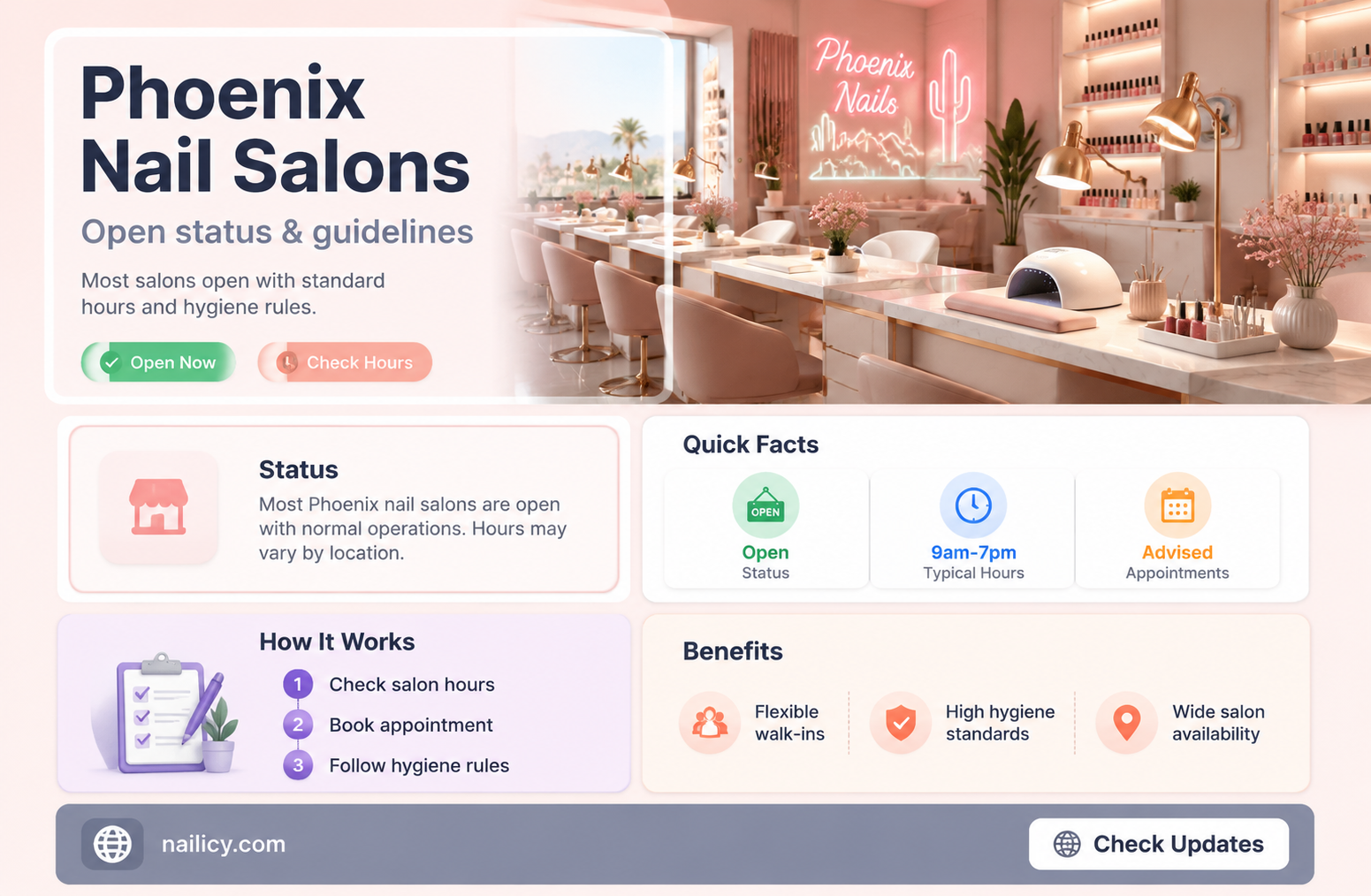 are nail salons open in phoenix