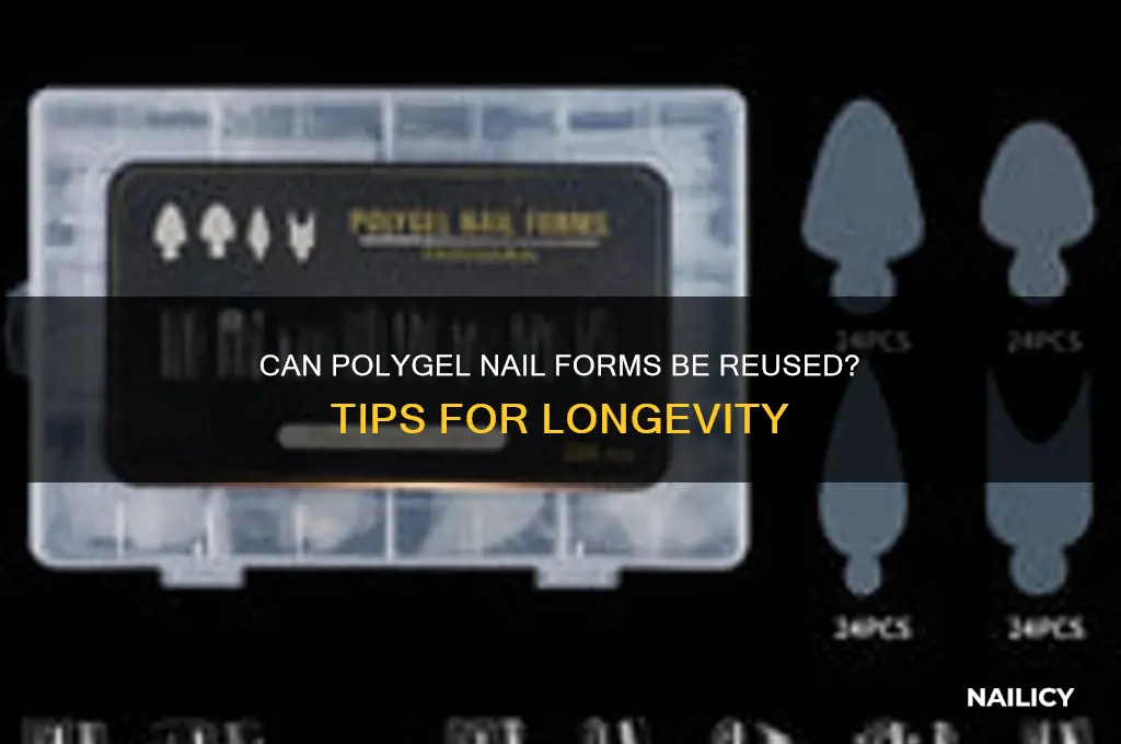 are polygel nail forms reusable