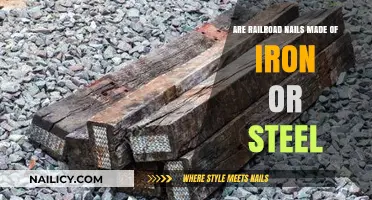 Railroad Nails: Iron or Steel? Unraveling the Material Mystery