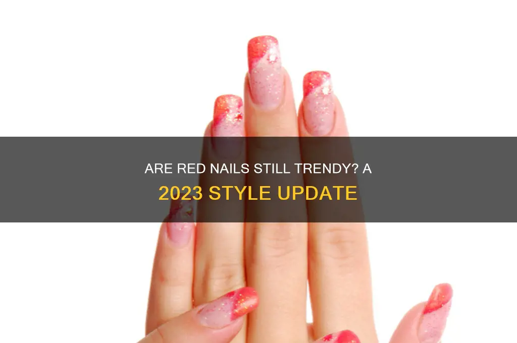 are red nails in