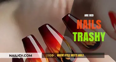 Are Red Nails Trashy? Debunking the Myth and Embracing Bold Style